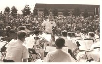Naval Academy Band Perform at Allen Pond Amphitheater 1960s